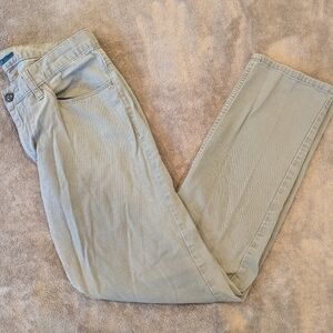 Perry Ellis Mens Pale Green Pants, Size 32/32